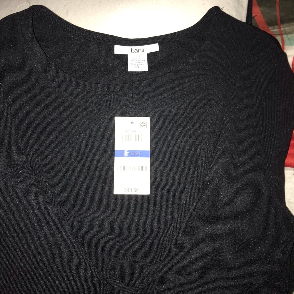 Bar III (Macy’s) NWT Bell-Sleeve Corset Top in XL - Picture 6 of 9